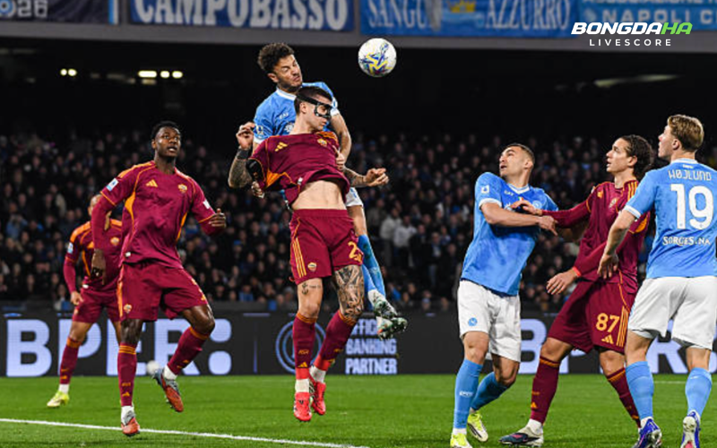 Napoli và AS Roma đã tạo nên trận cầu vô&nbsp; cùng kịch tính