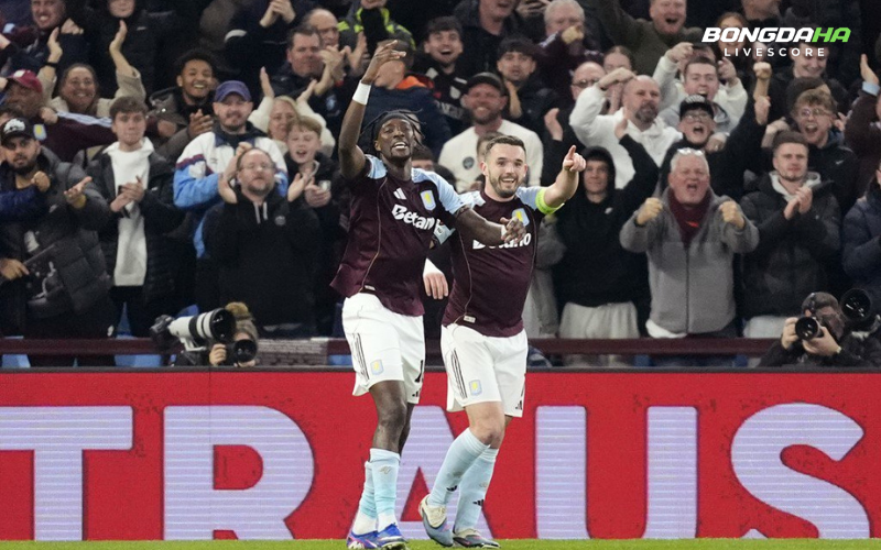 Aston Villa cũng có một trận đấu thành công