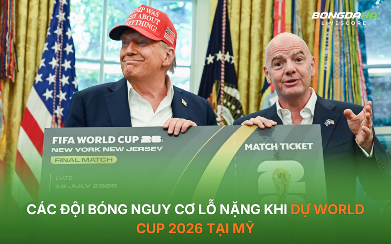 Các đội bóng nguy cơ lỗ nặng khi dự World Cup 2026 tại Mỹ
