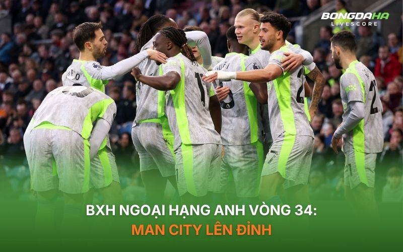 Man City chiếm ngôi đầu từ tay Arsenal