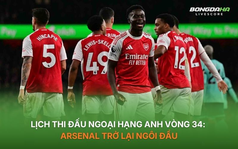 Arsenal có thể trở lại ngôi đầu bảng