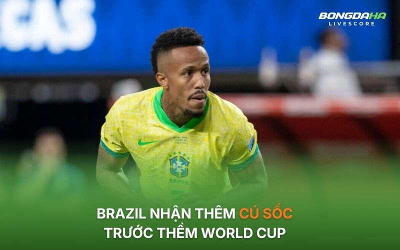 Eder Militao tái phát chấn thương ngay trước thềm World Cup 2026