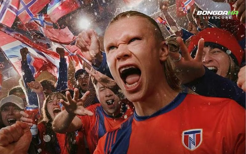 Haaland trở thành gương mặt đại diện cho Budweiser