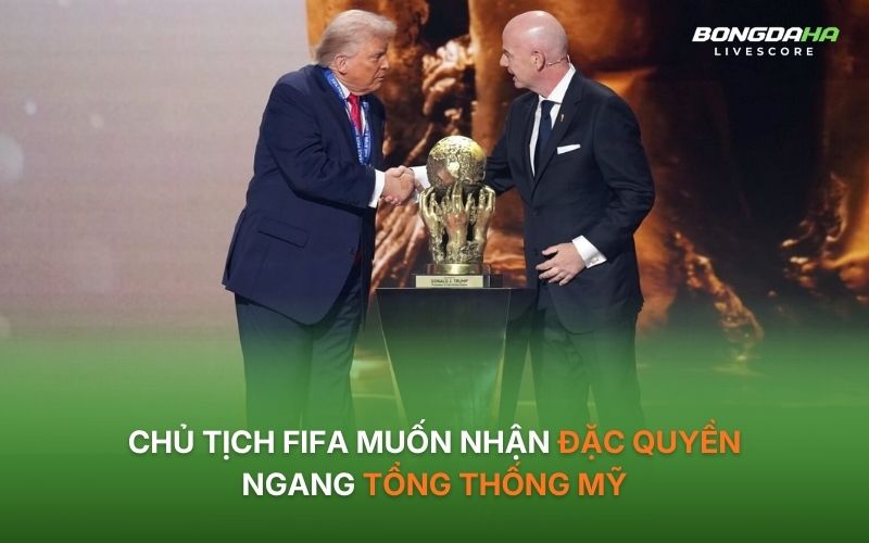 Chủ tịch Gianni Infantino muốn được bảo vệ&nbsp;với quy mô và tiêu chuẩn tương đương với các nguyên thủ quốc gia hàng đầu thế giới.