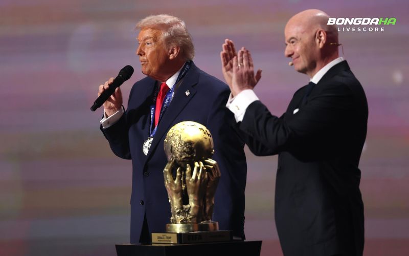 Tổng thống Trump có mối quan hệ thân thiết với&nbsp;Chủ tịch FIFA Gianni Infantino