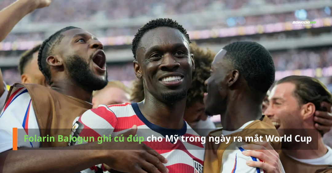 Folarin Balogun ghi cú đúp cho Mỹ trong ngày ra mắt World Cup