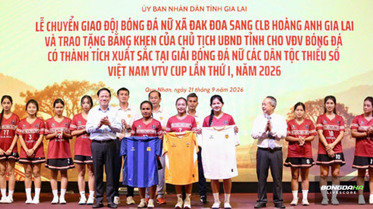 HAGL chính thức tiếp nhận đội bóng đá nữ Đắk Đoa hướng tới sân chơi chuyên nghiệp